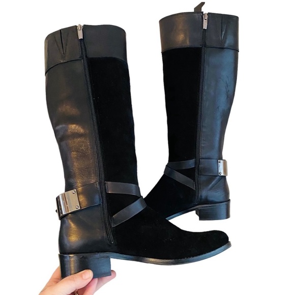 Vince Camuto Jaran leather suede riding boots Size 6.5 - Picture 13 of 16